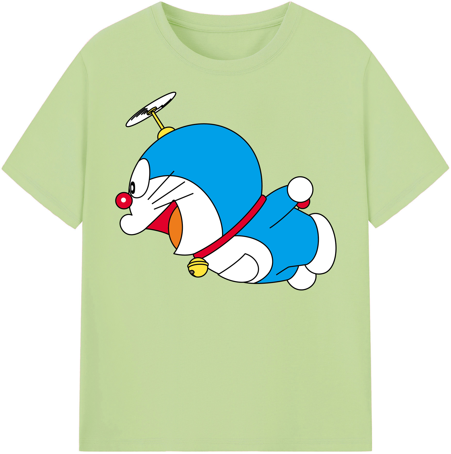 （画像用） ドラえもん Doraemon 綿100％半袖Tシャツ（フロントプリント）